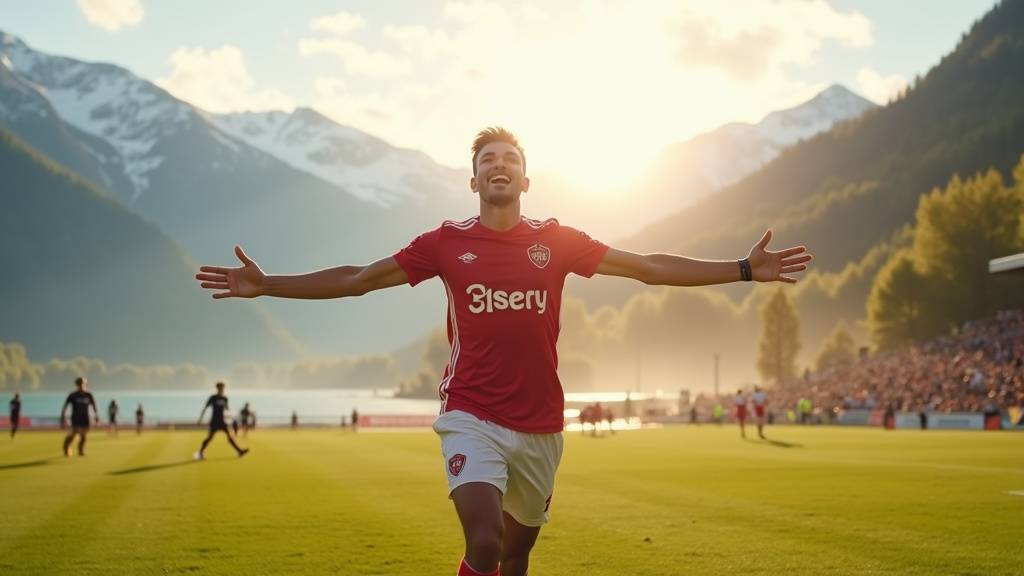 Les joueurs du FC Annecy lors d'un entraînement collectif