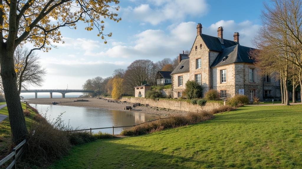 Remparts de Boulogne-sur-Mer avec vue sur la mer
