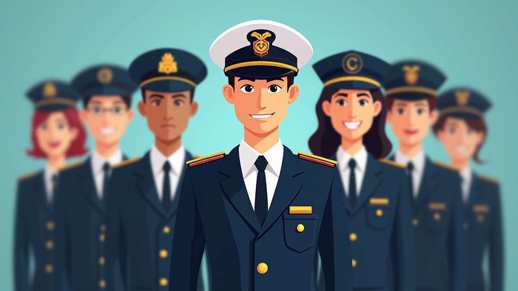 Capitaine en tenue officielle dans différents contextes