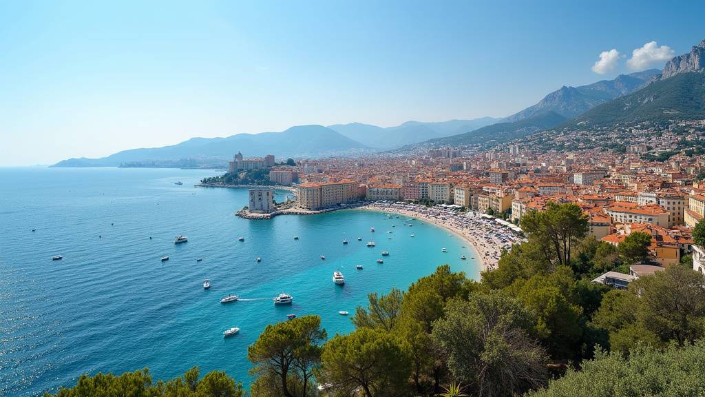 Carte géographique de Nice et ses environs