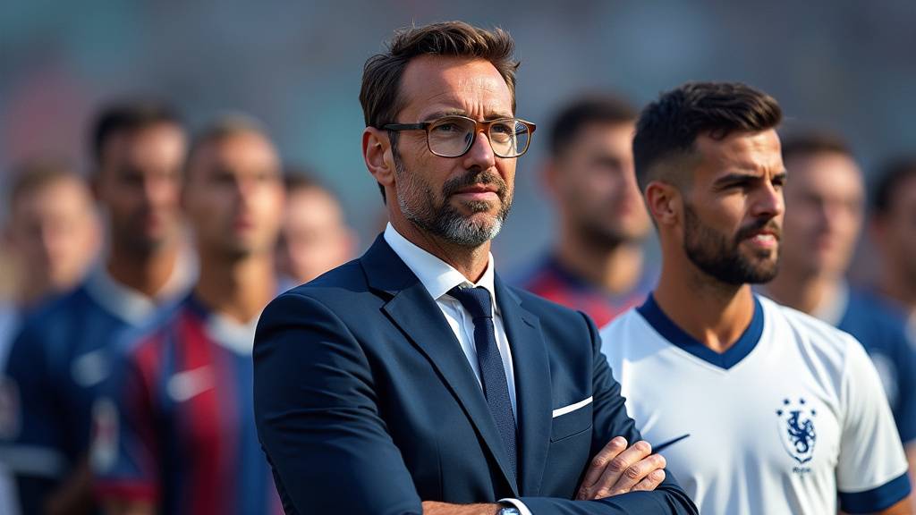 Didier Deschamps, sélectionneur de l'équipe de France de football