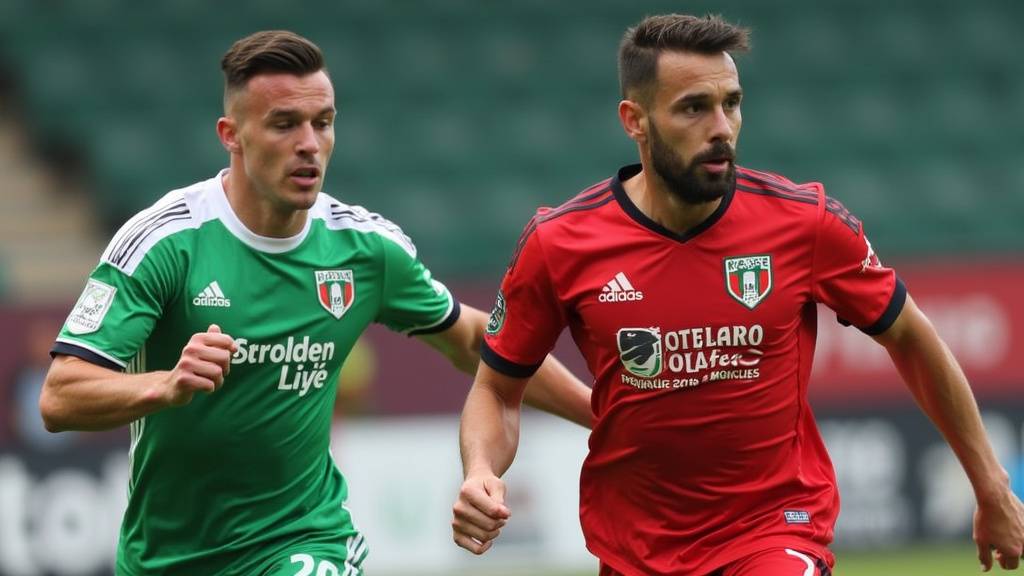 Équipe de l'ASSE célébrant un but en 2025