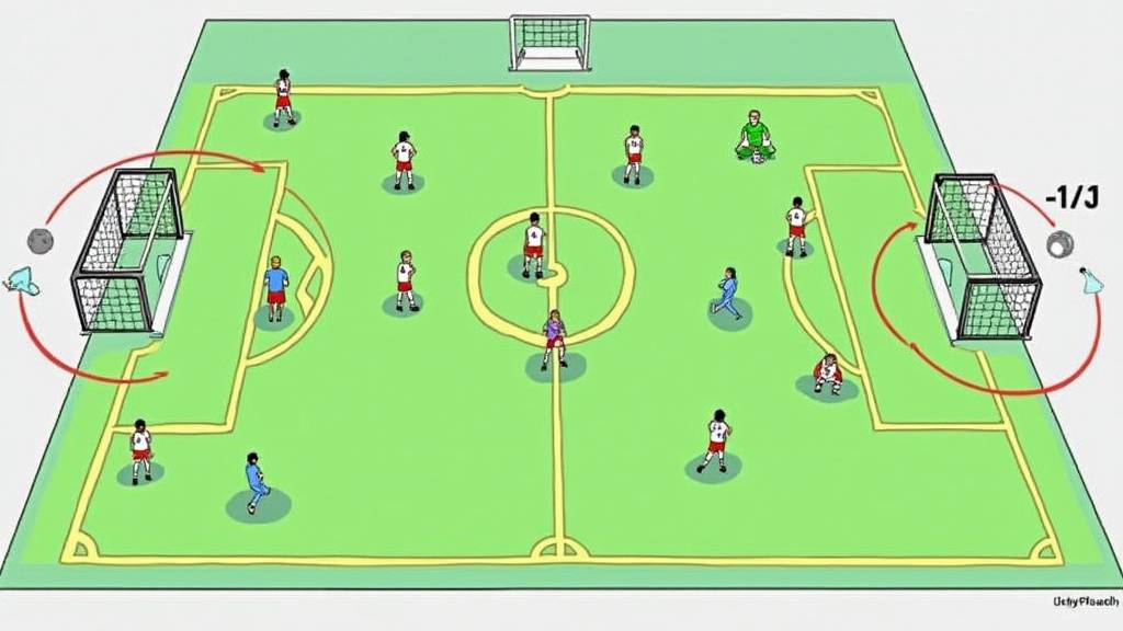 Exécution d'un penalty - Positionnement des joueurs