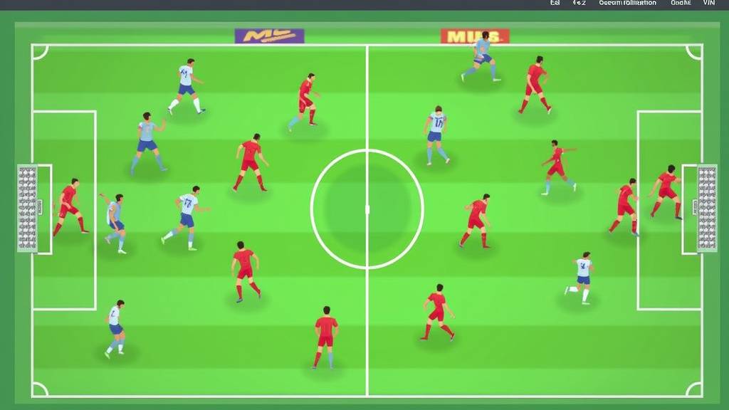 Exercice de football 4 contre 4 avec portes colorées