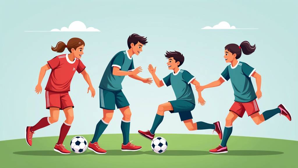 Jeunes footballeurs U15 en plein entraînement sur un terrain de football