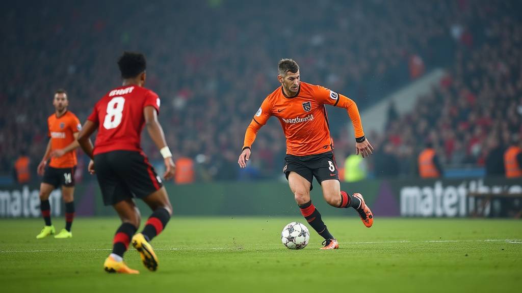 Gardien exécutant une passe précise sous pression