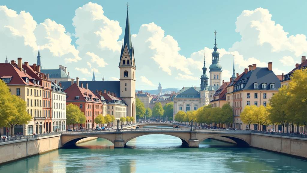 Vue aérienne de Nancy avec la Place Stanislas au centre