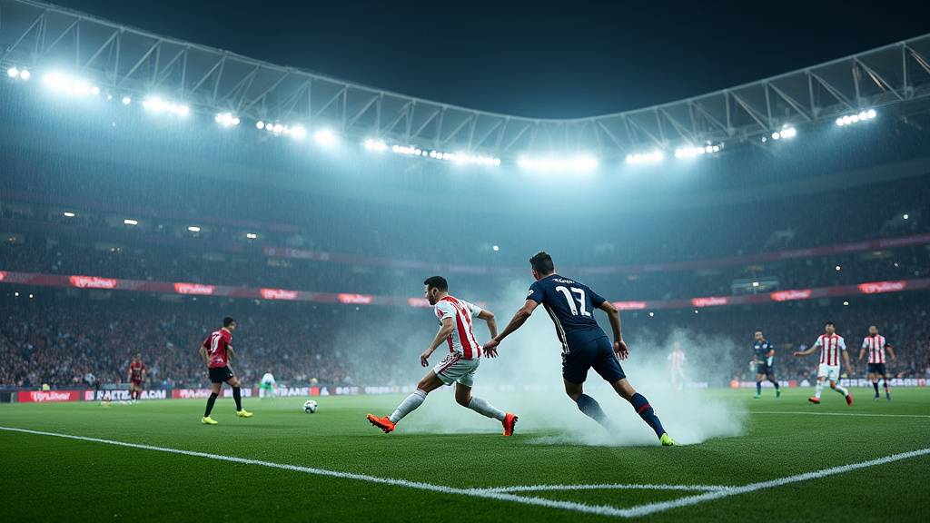 Action du match OM contre Newcastle en Ligue des Champions