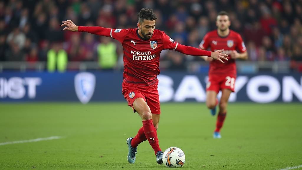 Écran de téléphone montrant les réseaux sociaux du Le Mans FC