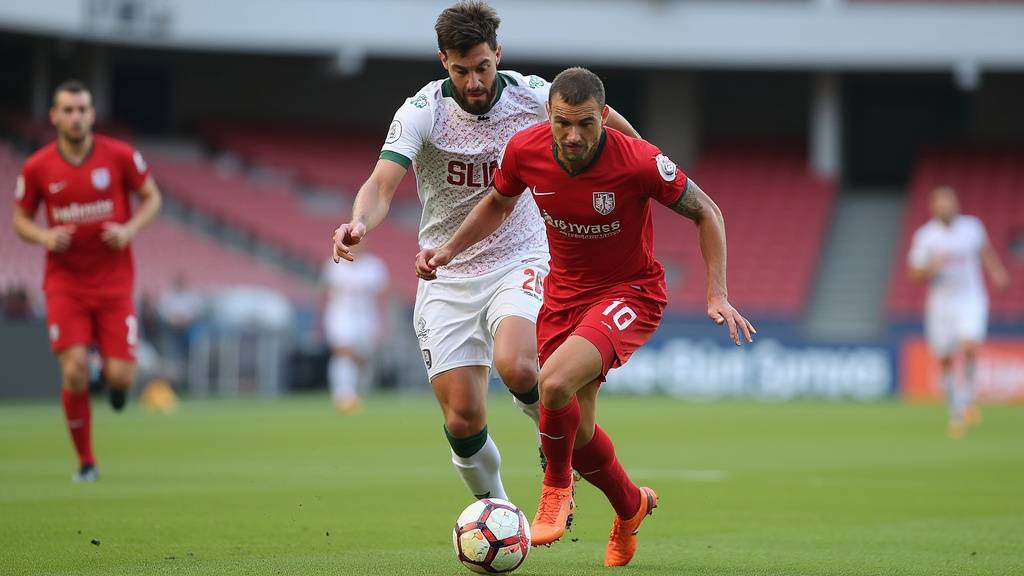 Intérieur du stade Louis-Blériot lors d'un match du Stade de Reims B
